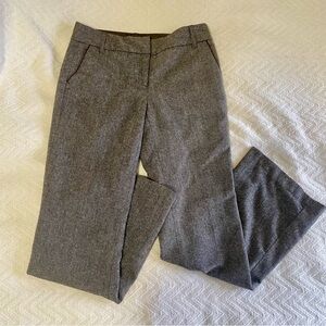 Dalia Collection Women’s Wool Dress Pants Flat Front Sz 4 Light Brown